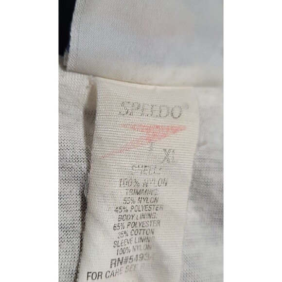 Vtg 90s Speedo Sport Systems Windbreaker Jacket Full Zip Colourblock Zip Pockets - Picture 12 of 12